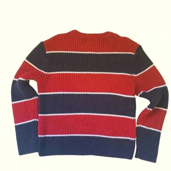 Place NWOT Kids Sweater Red & Navy  Size Small ( 5-6) - Picture 3 of 4